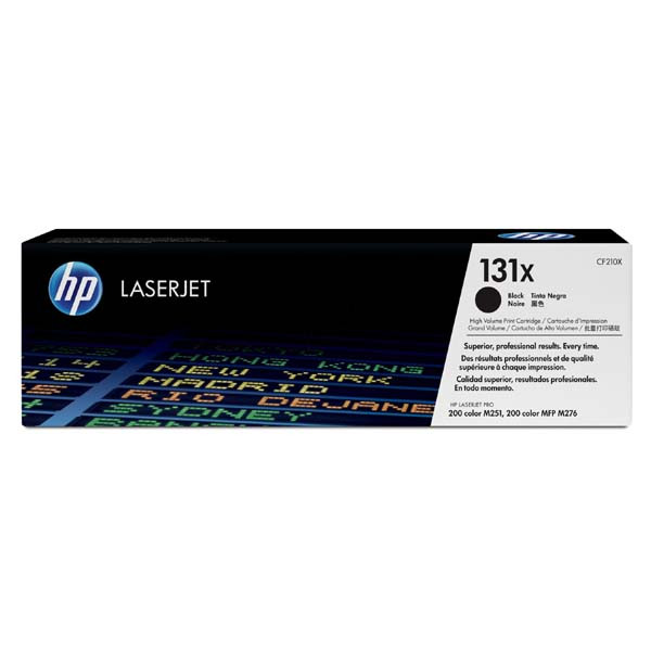 HP originální toner CF210X, HP 131X, black, 2400str., 600g