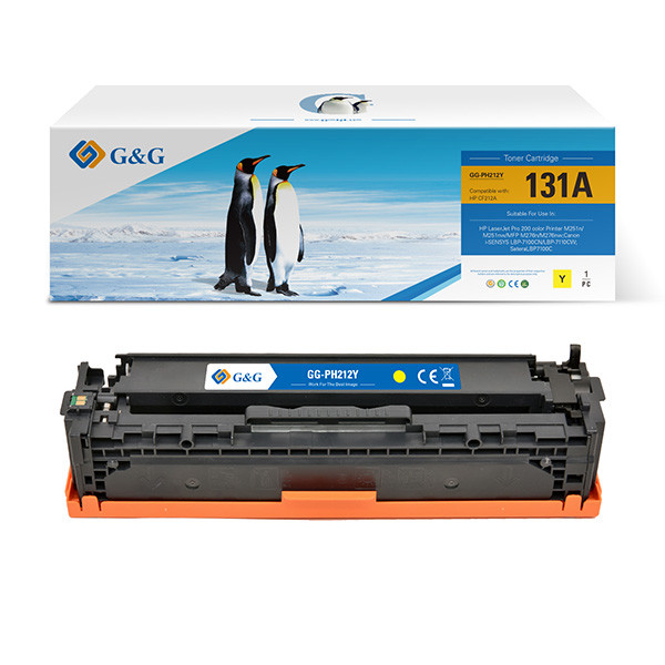 G&G kompatibilní toner s HP CF212A, Canon CRG731, NT-PH212Y, HP 131A, yellow, 1800str.