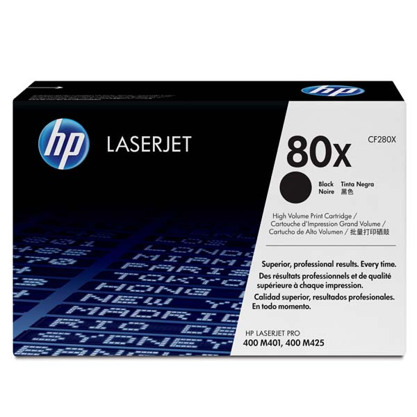 HP originální toner CF280X, HP 80X, black, 6900str., 1050g
