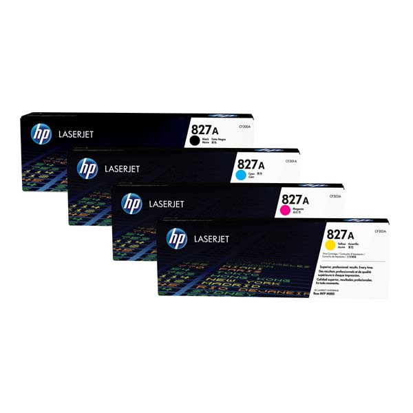 HP originální toner CF302A, HP 827A, yellow, 32000str., 850g