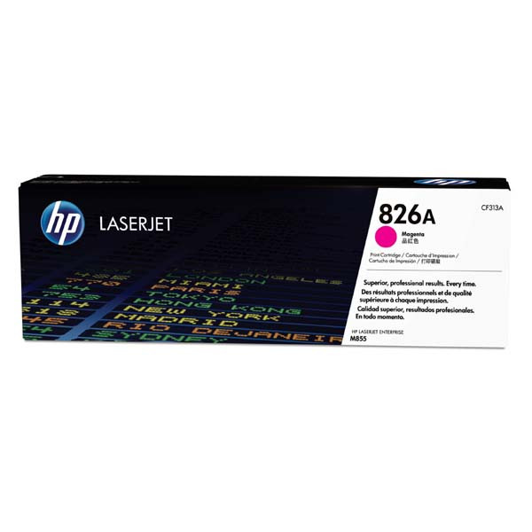 HP originální toner CF313A, HP 826A, magenta, 31500str.