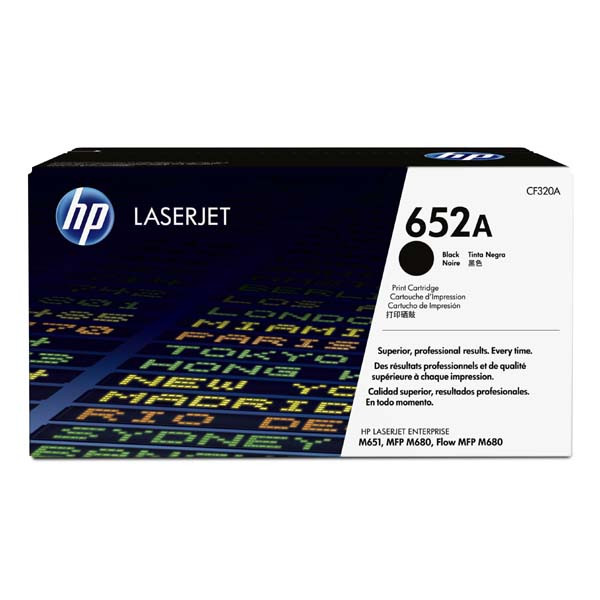HP originální toner CF320A, HP 652A, black, 11500str.