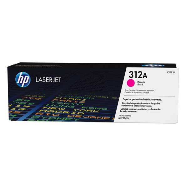 HP originální toner CF383A, HP 312A, magenta, 2700str., 720g
