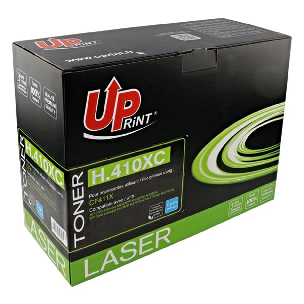 UPrint kompatibilní toner s HP CF411X, H.410XC, cyan, 5500str., high capacity
