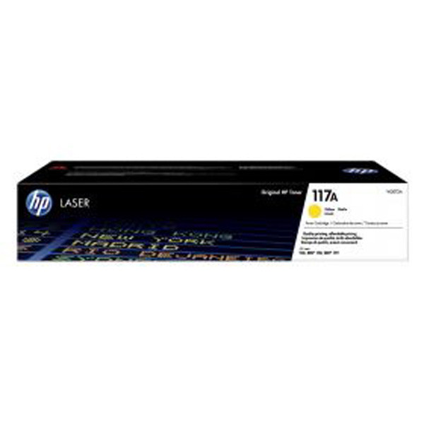 HP originální toner W2072A, HP 117A, yellow, 700str.
