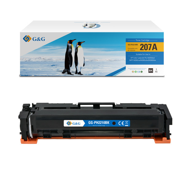 G&G kompatibilní toner s HP W2210A, NT-PH2210BK, HP 207A, black, 1350str.