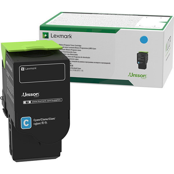 Lexmark originální toner 78C2XC0, cyan, 5000str., extra high capacity, return