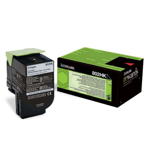 Lexmark originální toner 80C2HK0, black, 4000str., return