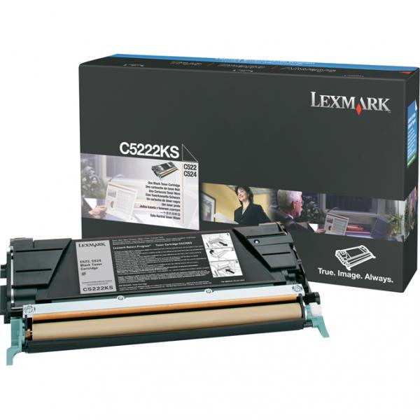 Lexmark originální toner C5220KS, black, 4000str., return