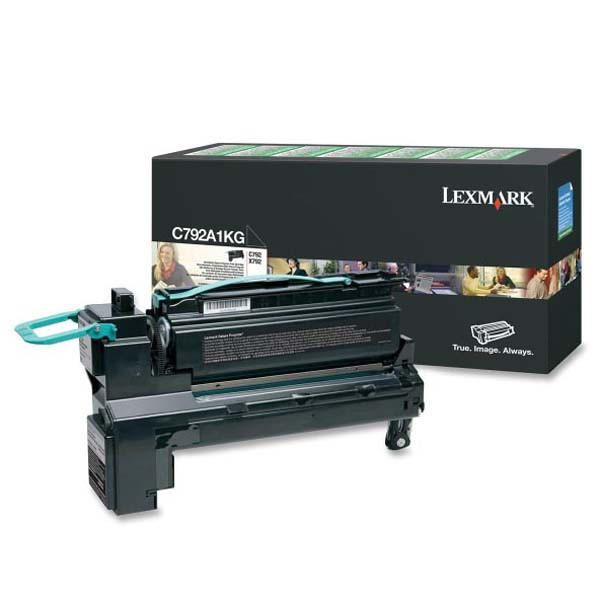 Lexmark originální toner C792A1KG, black, 6000str.