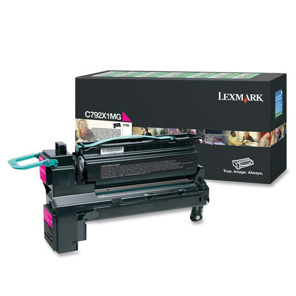 Lexmark originální toner C792X1MG, magenta, 20000str., extra high capacity, return