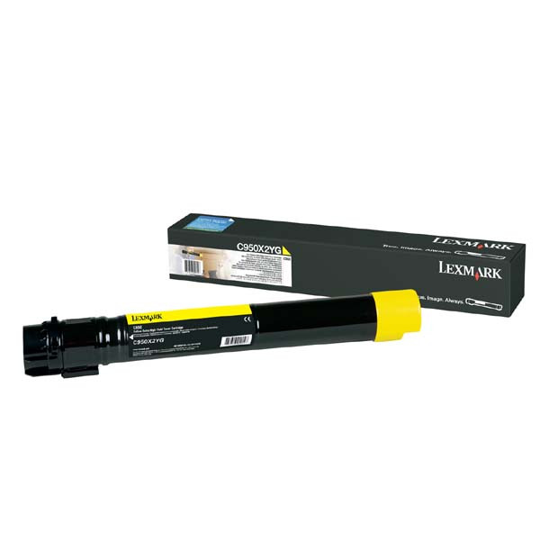 Lexmark originální toner C950X2YG, yellow, 22000str.