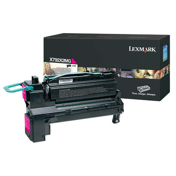 Lexmark originální toner X792X2MG, magenta, 20000str., extra high capacity