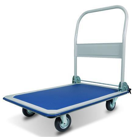 Ruční přepravní vozík, 150 kg, modro-bílý