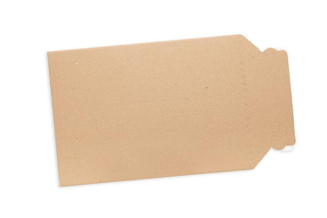 Obálka z vlnité lepenky "e-Green", dva lepicí proužky, B4+, 235 x 337 mm / 250 x 353 mm