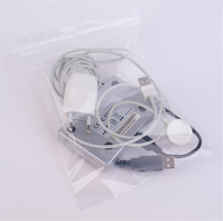 Sáček se zavíráním, 10x15 cm, průhledný