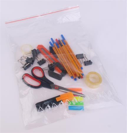 Sáček se zavíráním, 30x40 cm, průhledný