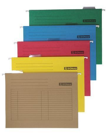 Závěsné desky, modré, karton, A4, DONAU
