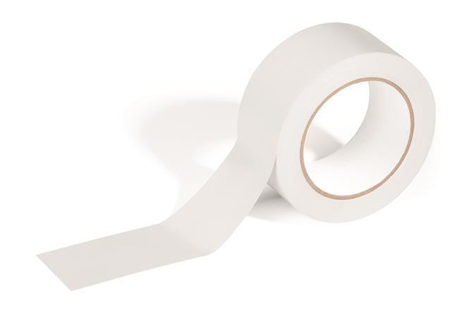 Bezpečnostní páska "DURALINE", bílá, 50 mm x 33 m, 0,16 mm, DURABLE 104402