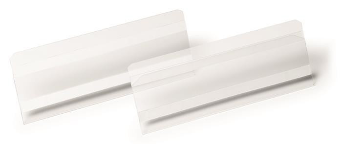 Logistická kapsa "HARD COVER", transparentní, 210 x 74 mm, horizontální, samolepicí, DURABLE 118219