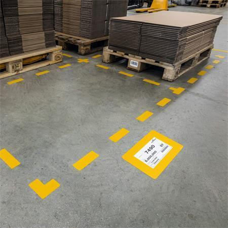 Podlahová značkovací okna, odnímatelné, A5, DURABLE 180704