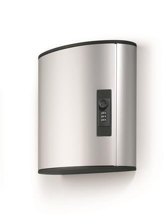 Skříňka na klíče "KEY BOX CODE", stříbrná, 36 klíčů, s číselným kódem, DURABLE 196623