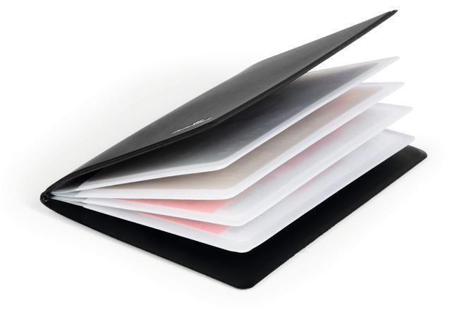 Pouzdro na kreditní karty, černá, s RFID ochranou, 8 ks, DURABLE 230958