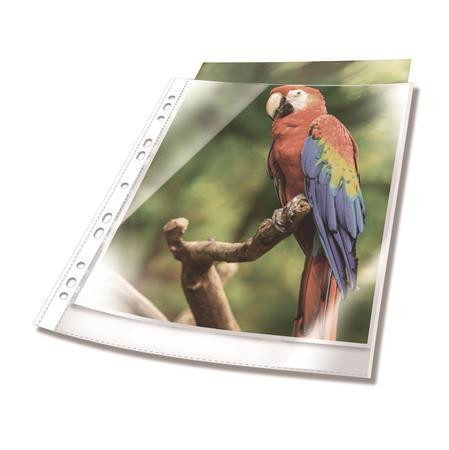 Euroobal "PREMIUM", transparentní, s bílým okrajem, A4, PP, 80 mikronů, 10 ks, DURABLE 265402