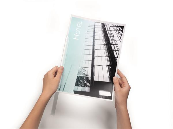 Násuvná lišta, průsvitná, 3 mm, 1-30 listů, DURABLE