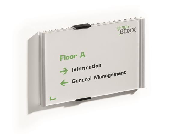 Informační tabulka "INFO SIGN", stříbrná, 210 x 148,5 mm, DURABLE 480523