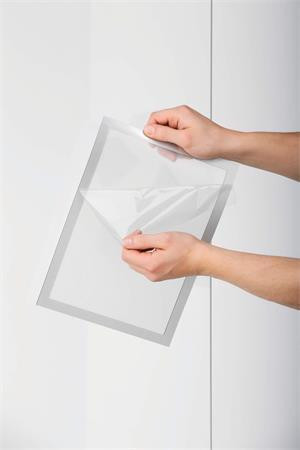 Presentační rám "DURAFRAME® SUN", stříbrná, A3, elektrostatický, DURABLE