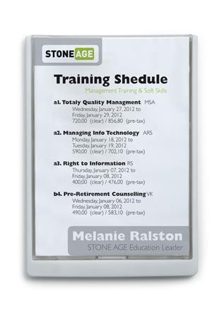 Informační tabulka "CLICK SIGN", bílá, 210 x 297 mm, DURABLE 486702