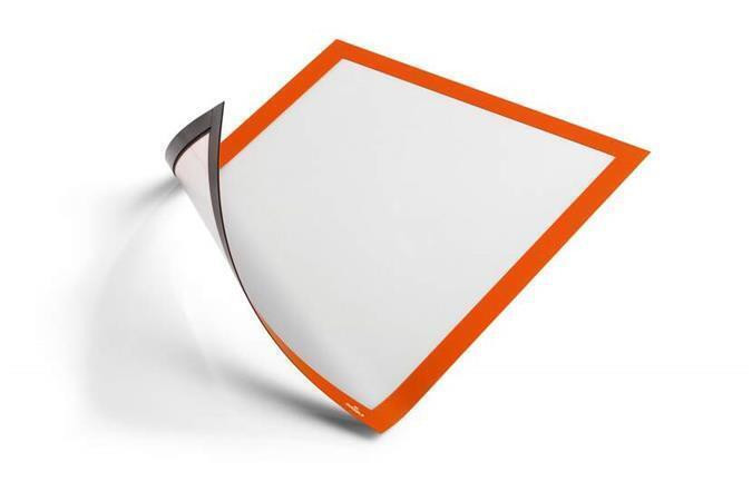 Prezentační rám "DURAFRAME MAGNETIC", oranžová, A4, magnetický, DURABLE 486909