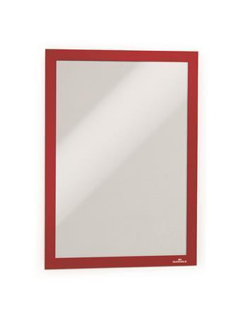 Prezentační rám "DURAFRAME®", červená, A4, samolepicí, DURABLE