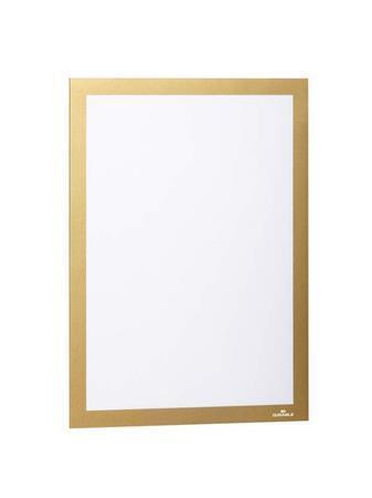 Prezentační rám "DURAFRAME", zlatá, A4, samolepicí, DURABLE 487230