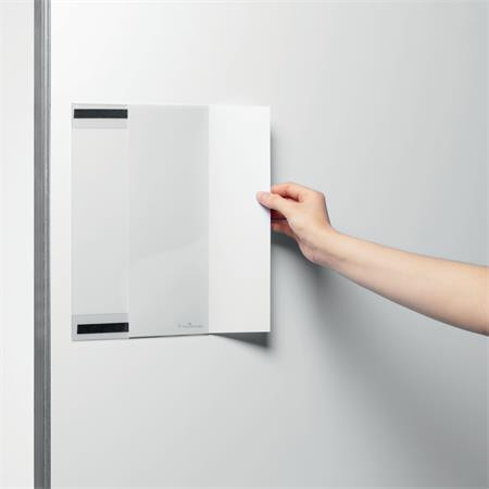Informační kapsa "rPET", A4, transparentní, magnetická, DURABLE 504819