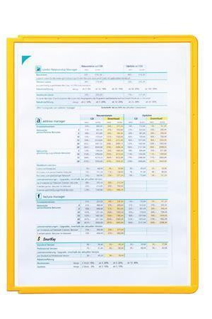 Prezentační kapsa "SHERPA®", žlutá, A4, DURABLE