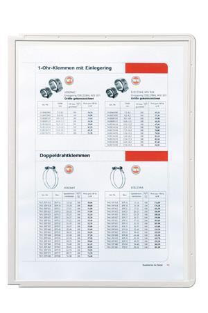Prezentační kapsa "SHERPA®", šedá, A4, DURABLE