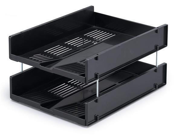 Odkladač "Optimo", černá, plastový, A4, DURABLE 1700784058