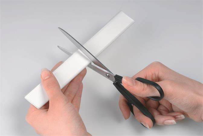 Držák štítků "Scanfix", bílá, 20 mm, samolepicí, 50 ks, DURABLE 802319