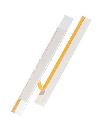 Držák štítků "Scanfix", transparentní, 62 mm, samolepicí, 25 ks/balení, DURABLE 829819
