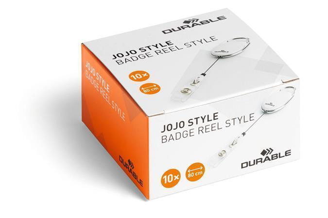 Držák jmenovek "Style", bílá, výsuvný, na patent, DURABLE