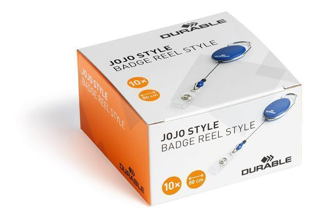 Držák jmenovek "Style", tmavě modrá, výsuvný, patent, DURABLE 832407