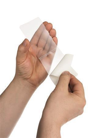 Laminovací fólie "Sealit", pro studenou laminaci, 54 x 90 mm, 100 ks/balení, DURABLE 843819