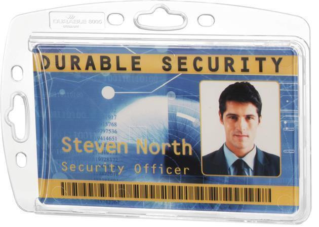 Jmenovka, 54 x 85 mm, akryl, uzavíratelná, DURABLE 890519