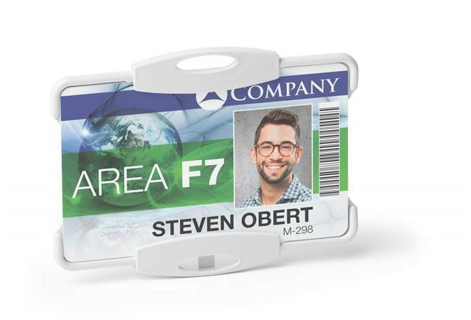 Jmenovka "ECO", šedá, 10 ks / balení, DURABLE 898810