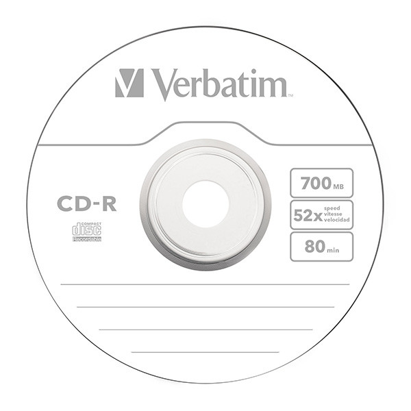 Verbatim CD-R, 43725, Extra Protection, 10-pack, 700MB, 52x, 80min., 12cm, bez možnosti potisku, wrap, pro archivaci dat