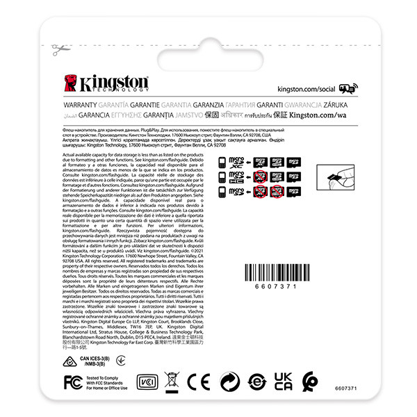 Kingston paměťová karta Industrial C10, 32GB, micro SDHC, SDCIT2/32GB, UHS-I U3 (Class 10), V30, A1, pSLC karta s adaptérem