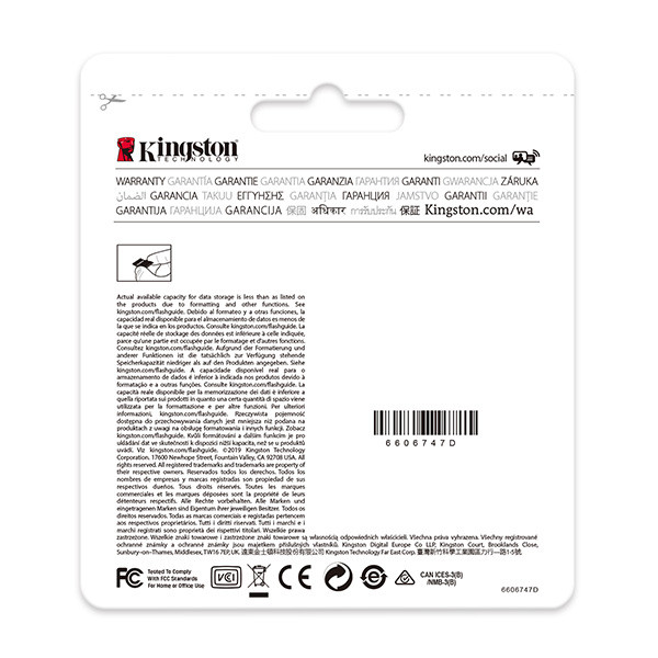 Kingston paměťová karta High-Endurance, 64GB, micro SDHC, SDCE/64GB, UHS-I U1 (Class 10), A1