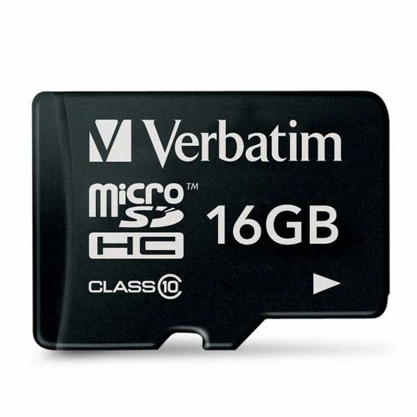 Verbatim paměťová karta Micro Secure Digital Card Premium, 16GB, micro SDHC, 44010, UHS-I U1 (Class 10)